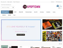 Tablet Screenshot of kpoptown.com